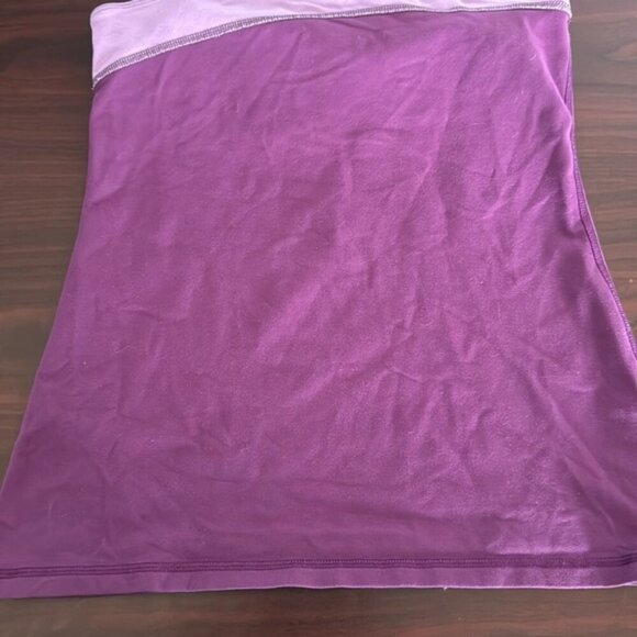 Lululemon Tank Top Built In Bra Size 8 Purple - Picture 3 of 6